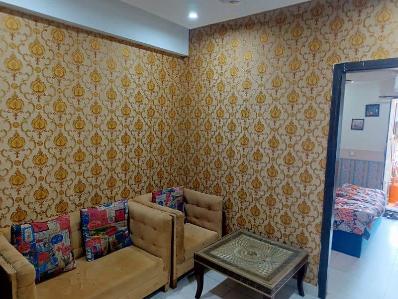 E-11 Save sequre Daily basis 1bed Flat fully furnished available 4
