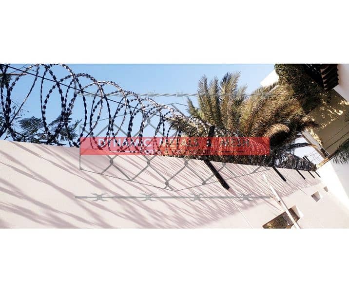 Razor Wire | Chain Link Fence | Birds Spikes, Hesco Bag,Electric Fence 5
