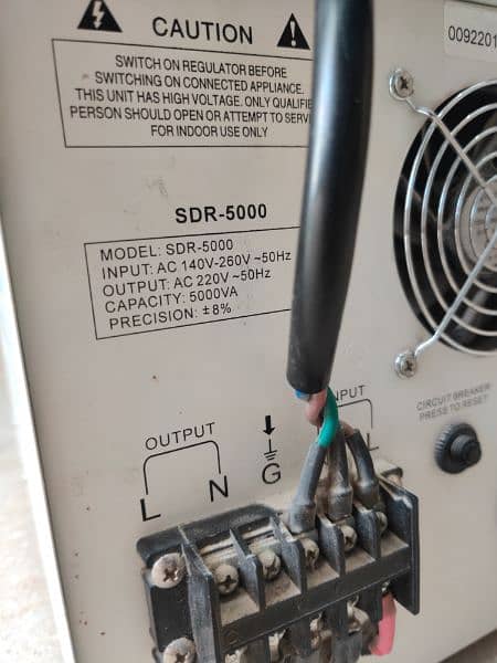 AC  stabilizer MZ  SD 5000 3