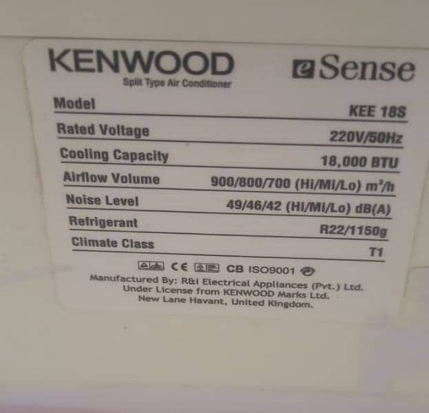 KENWOOD AC 1.5 TUN Model _KEE 18s 1