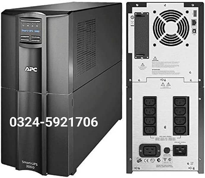 APC Smart UPS SMT3000I LCD 230V 0