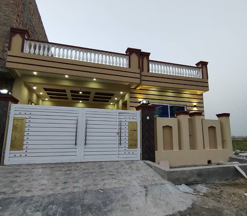 7 Marla Newly Constructed Elegant And Modern Style Single Story House For Sale 0
