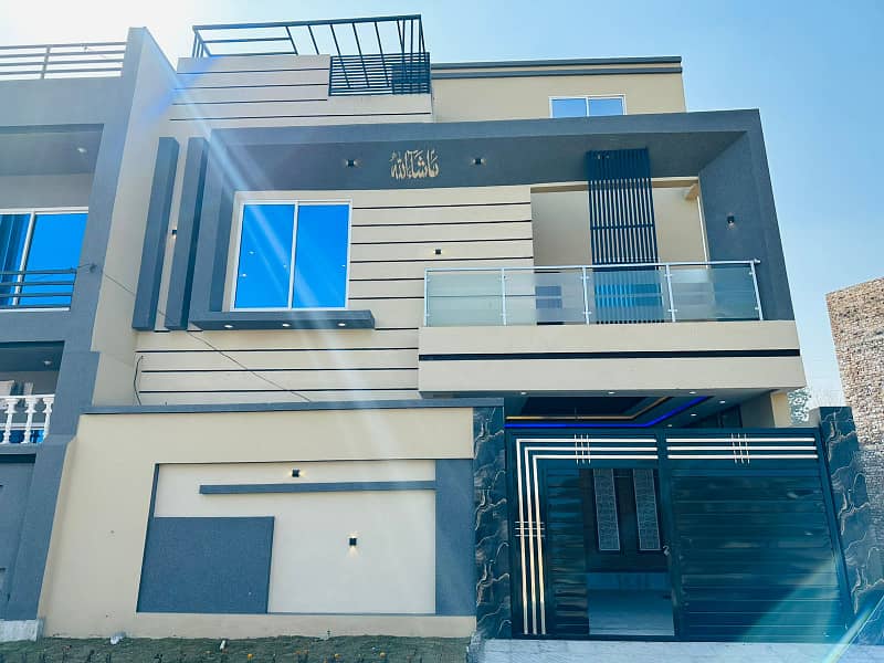 7 Marla New Fresh Luxury Double Story House For Sale Located At Warsak Road Sufyan Garden 0