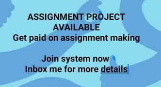 need person for assignment work