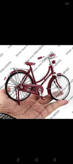 Alloy Model Bicycle Stuffed Toy Diecast Metal Collection Gifts T