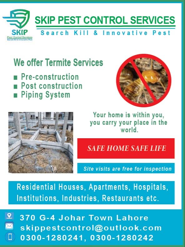Pest Control/Termite Control/Fumigation Spray/Deemak Control Services 4