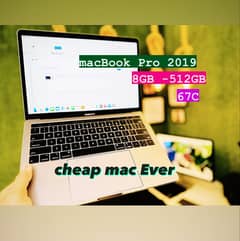  MacBook Pro 2019, 8Gb- 256gb , 13inches, Read Ad, 0