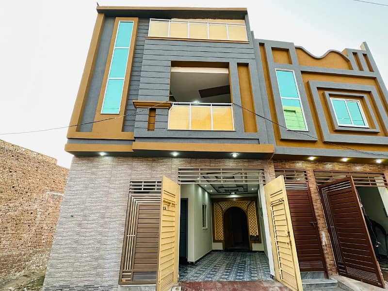 3.5 Marla New Fresh Luxury Double Storey House For Sale Located At Warsak Road Ali Villas 0
