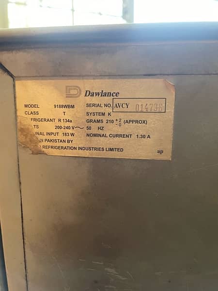 dawlance refrigerator compressor khrab 4