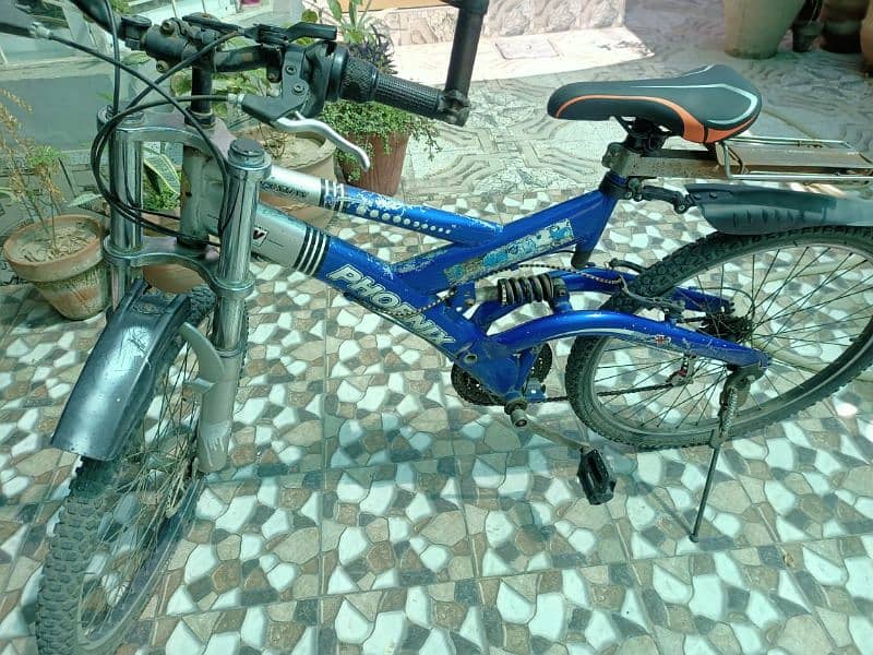 phoneix cycle with gear and shocks 1