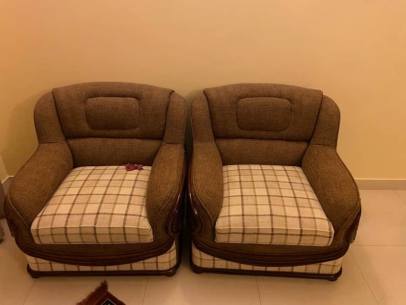two sofa sets, 1