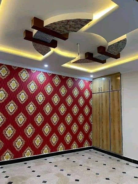 Wallpaper,pvc panel,wood&vinyl floor,kitchen,led rack,ceiling,blind 16