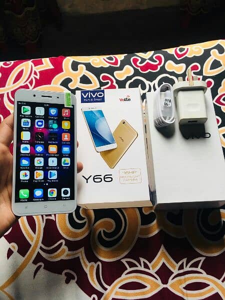vivo y66 6gb128gb for sale with box and charger 0