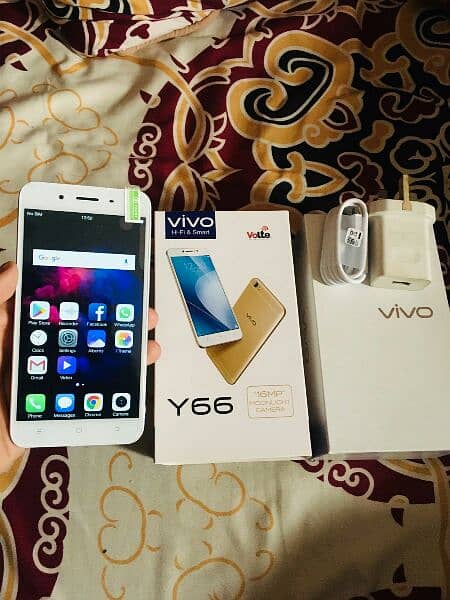 vivo y66 6gb128gb for sale with box and charger 1