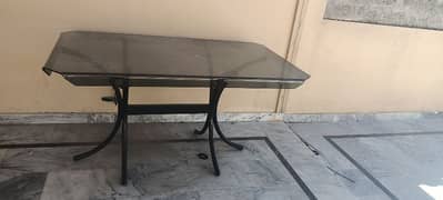 Brand new table with 6 chairs