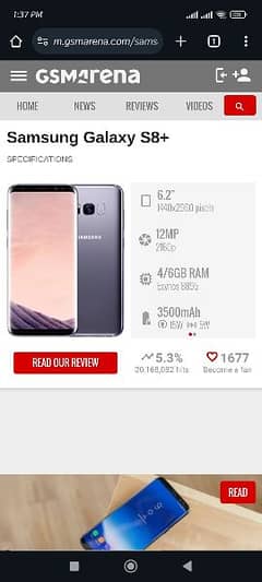 Samsung Galaxy S8+ 0