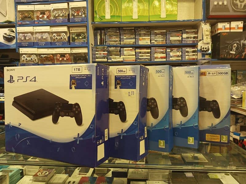 ps4 slim 1tb jailbreak with 18 games installed at Sunny video store p 1