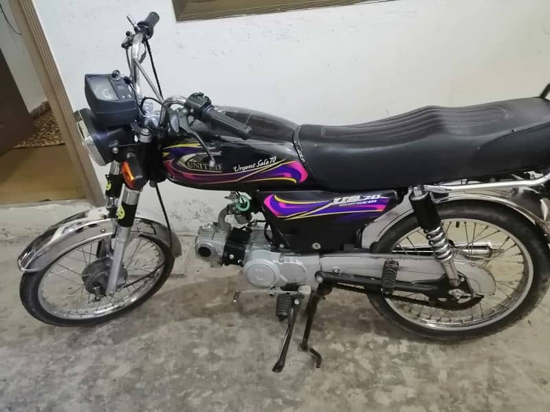 2021 model 70 cc united motorcycle home used for sale, total jenion, 4