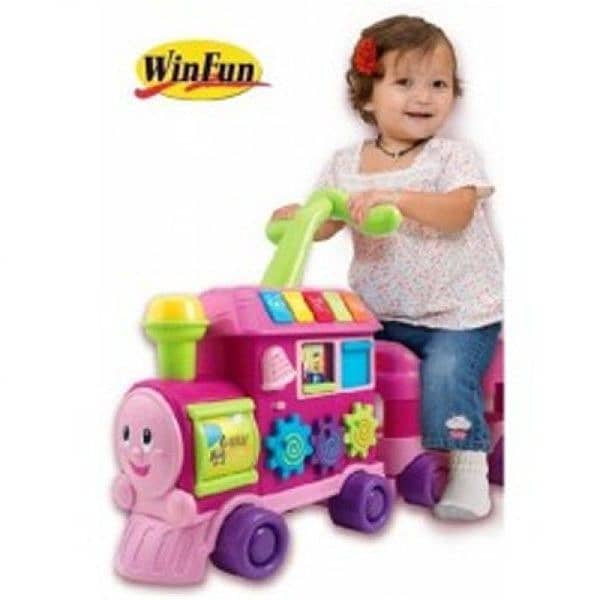 train walker, for 1 to 3 years kids colour full and beautiful 1