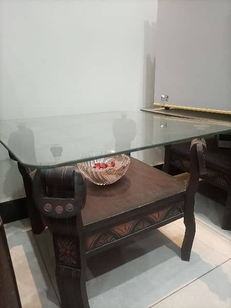 Centre Table with 2 side tables 2