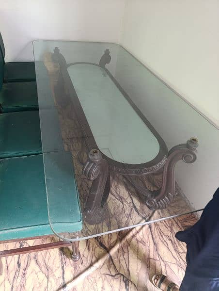 Dining Table /10 Seater Glass Top Dining Table / Luxury Dining table 3