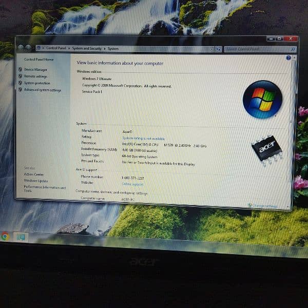 Acer Aspire core i5 4