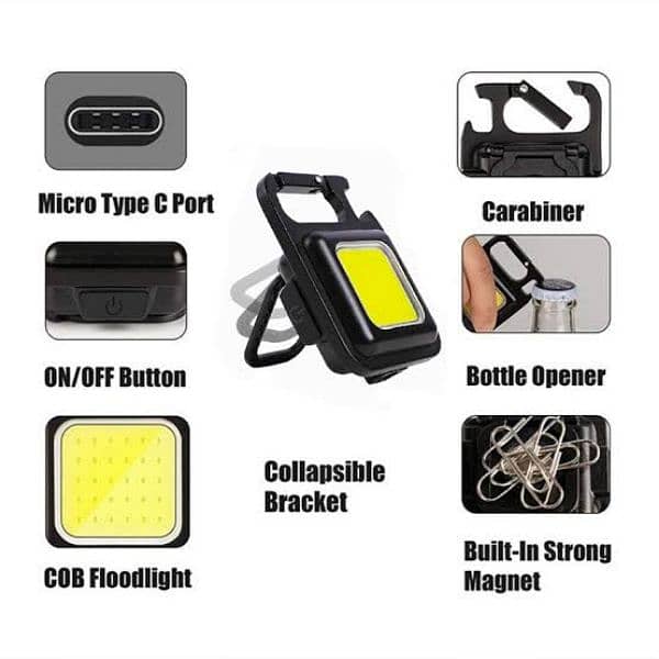 Portable Mini Rechargeable COB Light 4