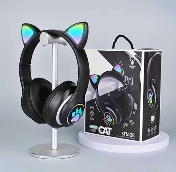 CAT Headphone (Random color)Wireless Bluetooth Headphones. 0
