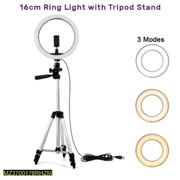 26cm Ring light with 3110 Stand (With home delivery) 0