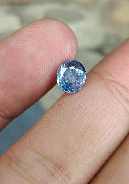 CGL certified Natural Blue Sapphire Neelam unheated untreated top gem 2