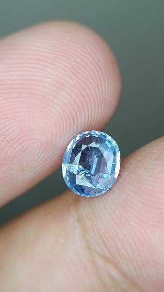 CGL certified Natural Blue Sapphire Neelam unheated untreated top gem 3