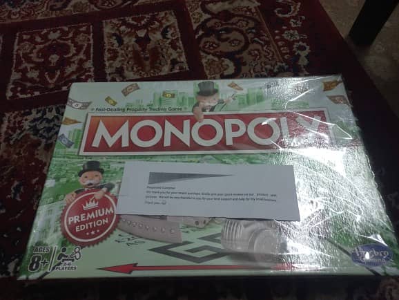PREMIUM EDITION MONOPOLY BOARD GAME AGE 8+ PLAYERS 2-6 ,, toys 9