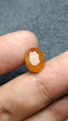 Natural Hessonite Garnet (gomed/golemedic) stone guarantee original