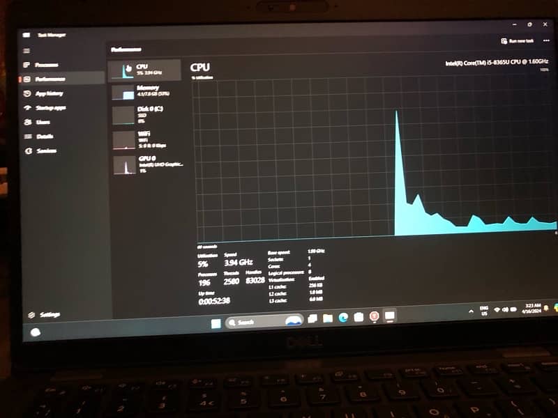 Dell cor i5 8th generation latitude 5400 19