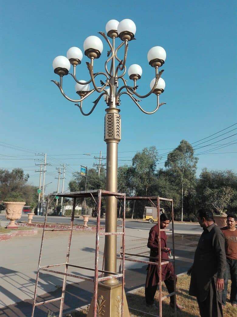 Pole/  Lighting Poles Solar poles structural towers overhead line 11