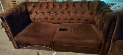 5 seater velvet sofa for sell