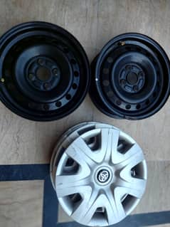 Car Rims Japani 14 inch with wheel cover for sale.