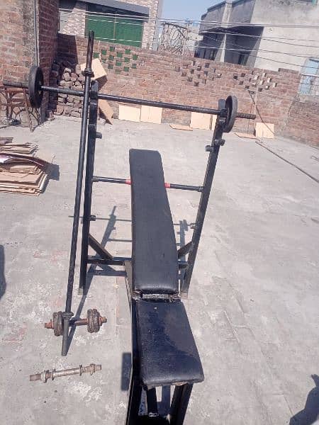 Gym Equipment Bench Press Dumbles 1