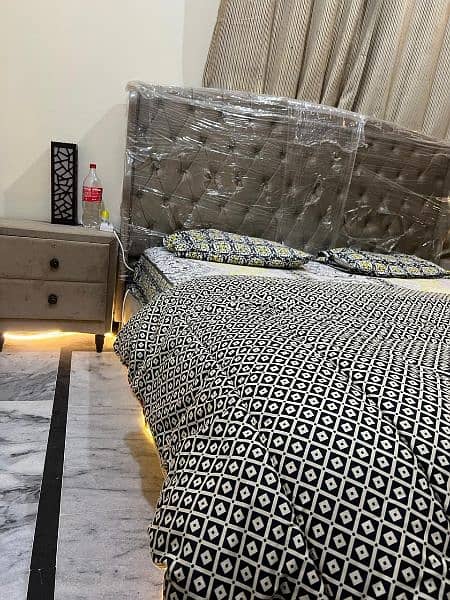 King Size Bed, Side Table, Dressing & Matters For Sale 0