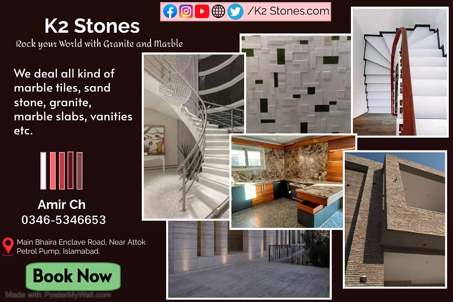 Granite and Marble /Stairs /flooring /kitchen top /travertine/vanities 2
