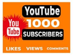 YouTube 1000 subscribers