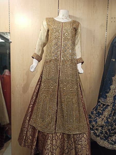 Baraat dress with stone work 3