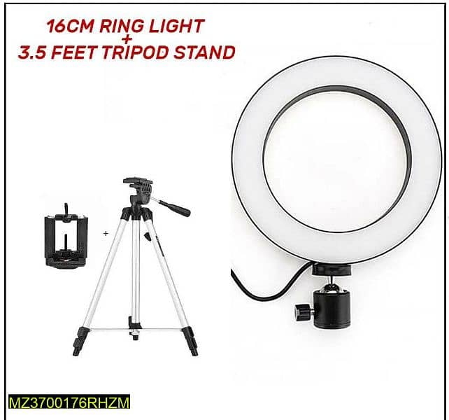 6cm ring light with 3110 stand 1