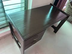 table wood office A1 condition. . . 03234757343