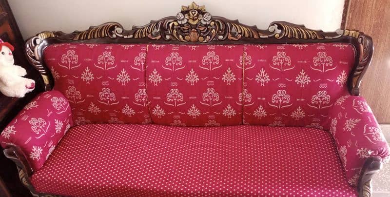 Chinioti Bed, Dressing, Side Tables and Sofa Set Complete for sale 4