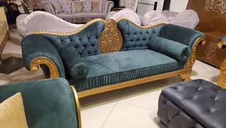 Solid Sheesham Wood Sofa Set 0