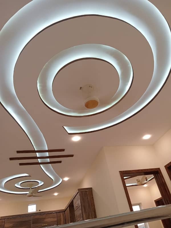 10 Marla Brand New Luxury Modern Stylish Latest Triple Storey Vip House Available For Sale In Wapda Town Lahore By Fast Property Services With Original Pics Of This House 15