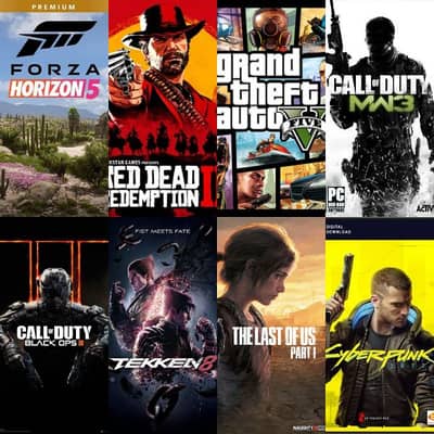 PC games Setups / GTA 5 / RDR 2 / FORZA HORIZON 5 / CYBERPUNK / COD ...