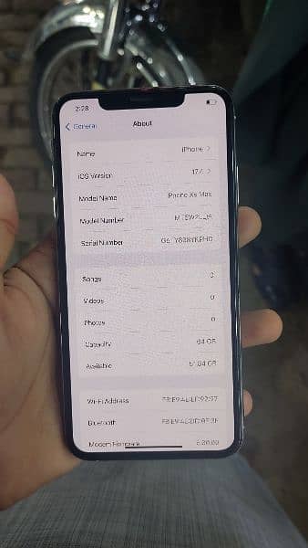 iPhone XsMax PTA approve 10/9.8 condition battery health 88% 7