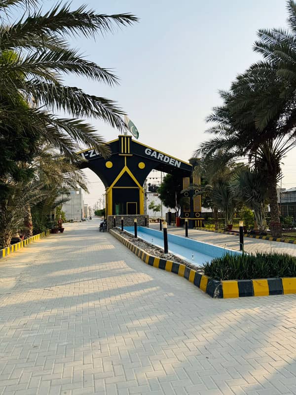 Plot For Sale in Ali Ze Garden Malir Gated Boundary Wall project 0